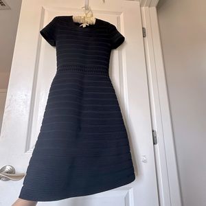 Navy Blue Michael Kors cutout midi dress XS